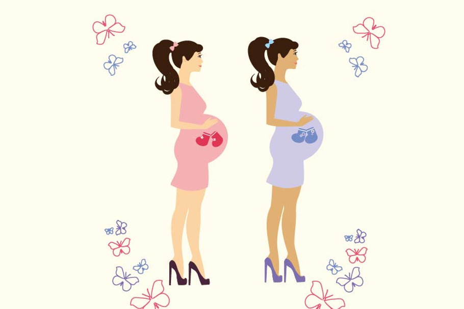 Pregnant Woman Vector illustration in Illustrations - product preview 8