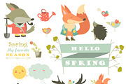 Characters and spring elements