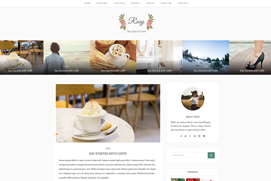 Rosy - Beautiful HTML5 Blog Template in Bootstrap Themes - product preview 8