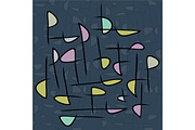 Abstract hand-drawn pattern