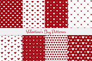 Valentine's day patterns set