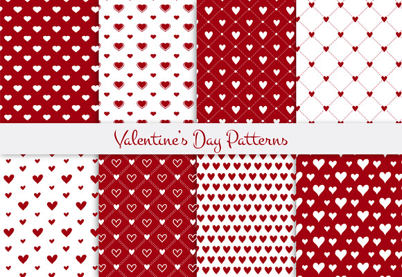 Valentine's day patterns set in Patterns - product preview 2