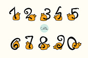 Cat numbers - vectors