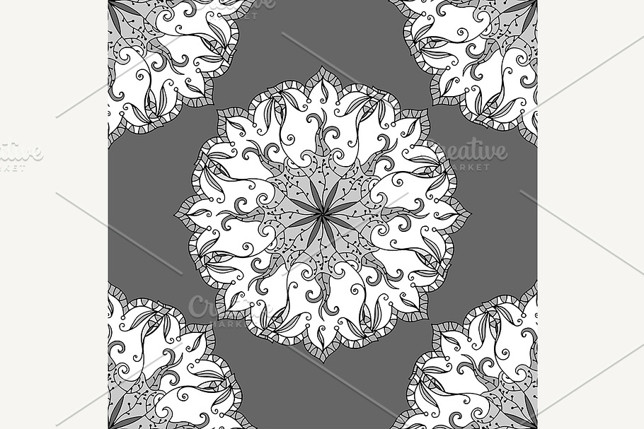 Vector seamless pattern in Graphics - product preview 8