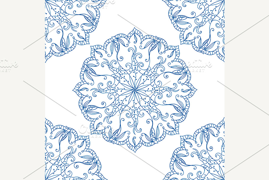 Seamless abstract pattern in Patterns - product preview 8