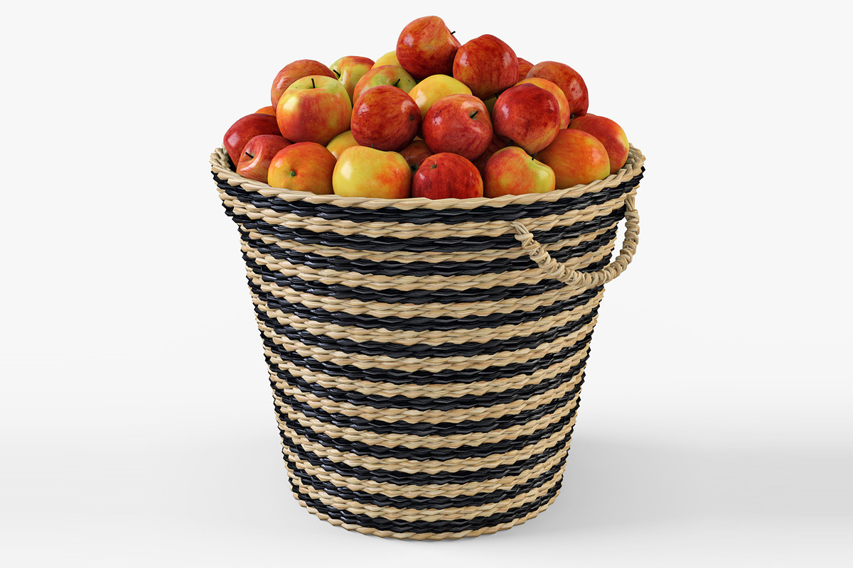 Wicker Apple Basket Ikea Maffens in Food - product preview 8