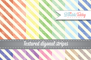Textured Diagonal Stripes