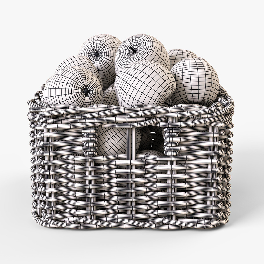Apple Basket Ikea Byholma 1 Natural in Food - product preview 11