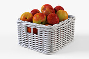 Apple Basket Ikea Byholma 1 White
