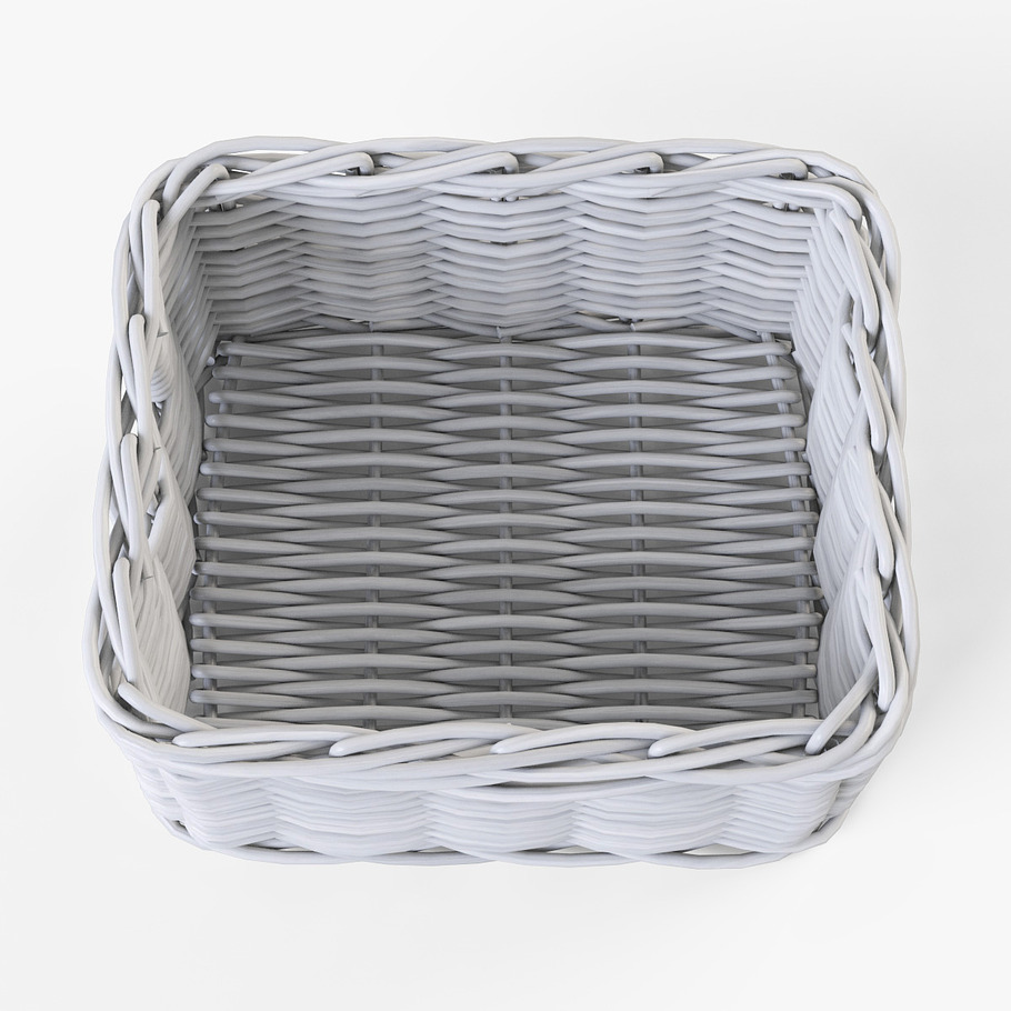 Apple Basket Ikea Byholma 1 White in Food - product preview 5