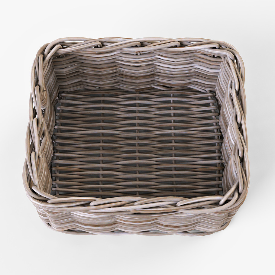 Apple Basket Ikea Byholma 1 Gray in Food - product preview 5