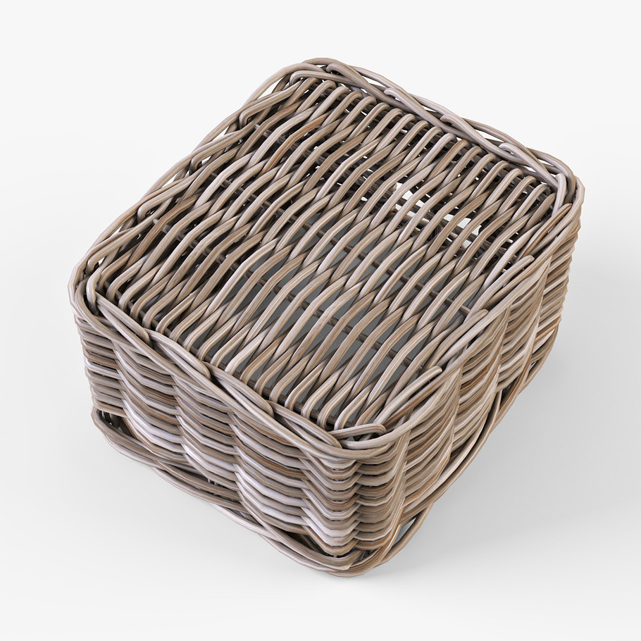 Apple Basket Ikea Byholma 1 Gray in Food - product preview 6
