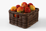 Apple Basket Ikea Byholma 1 Brown