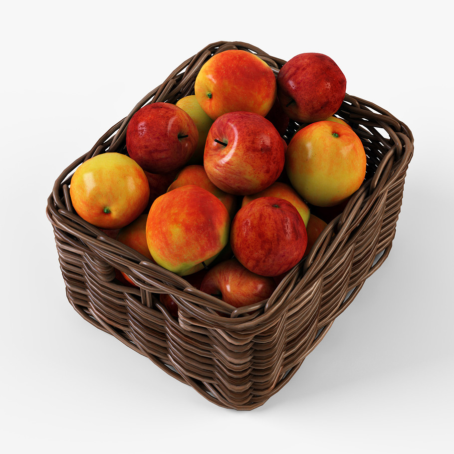 Apple Basket Ikea Byholma 1 Brown in Food - product preview 1