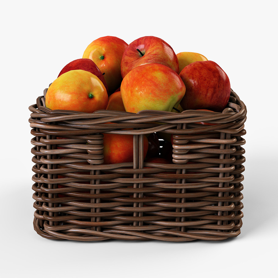Apple Basket Ikea Byholma 1 Brown in Food - product preview 2