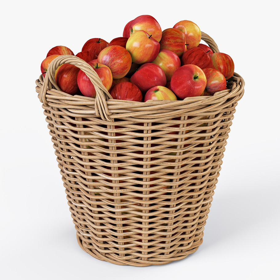 Basket Ikea Nipprig with Apples in Food - product preview 1