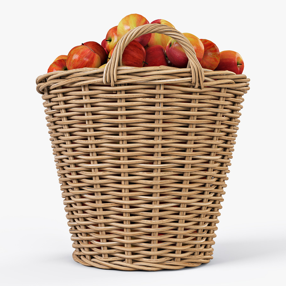 Basket Ikea Nipprig with Apples in Food - product preview 2