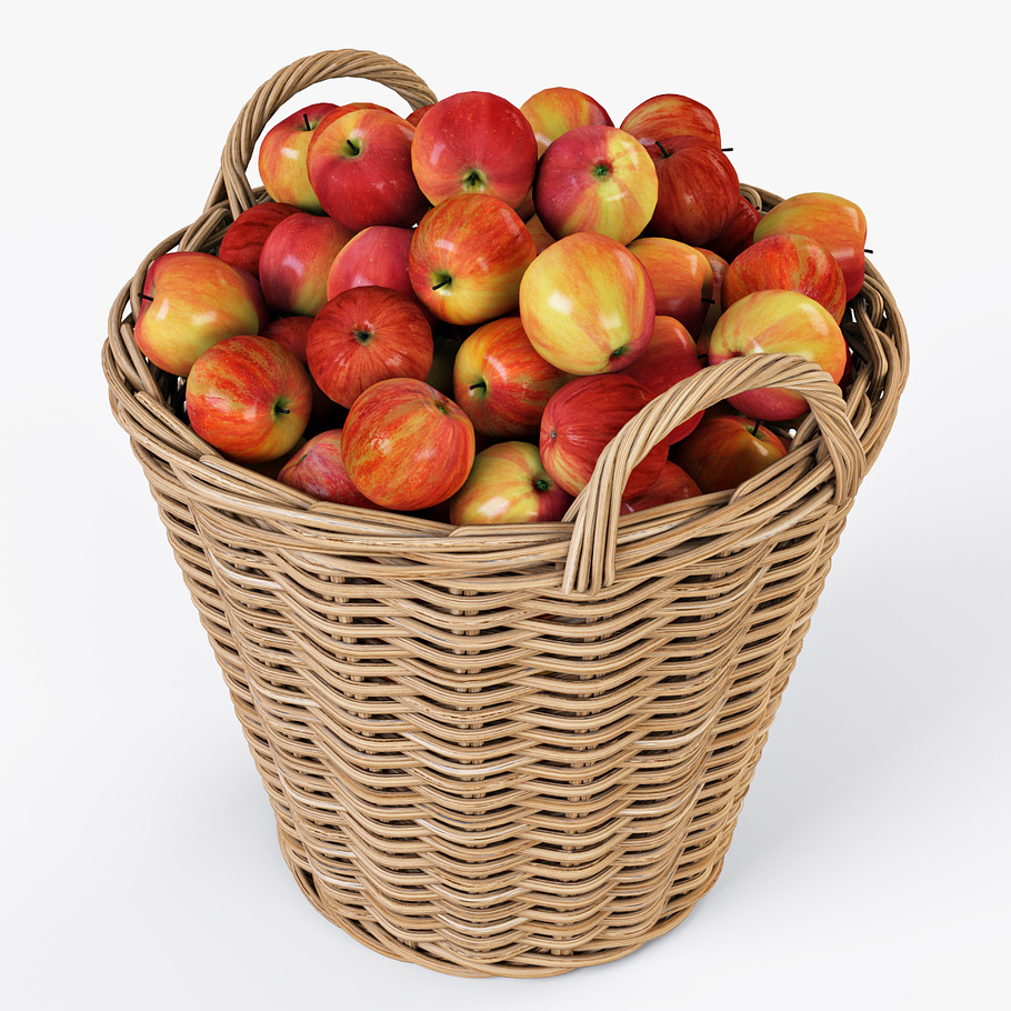 Basket Ikea Nipprig with Apples in Food - product preview 3