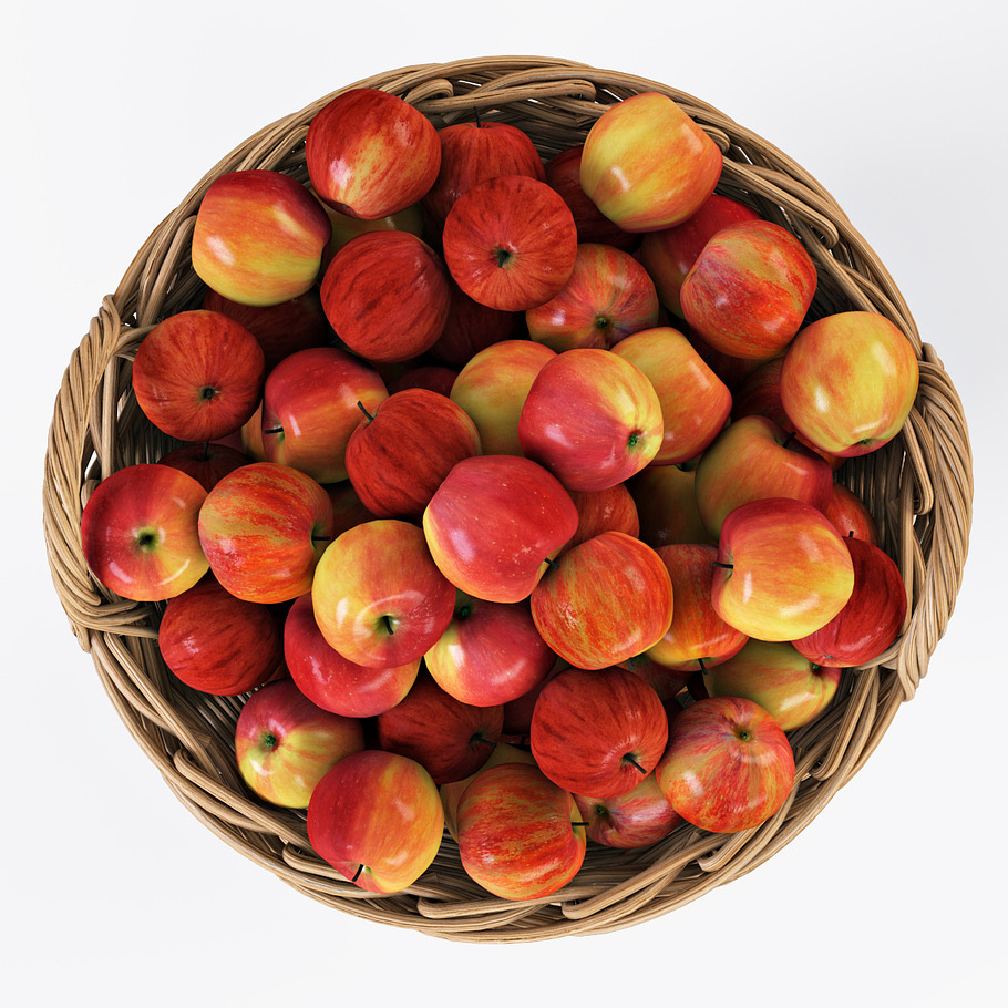 Basket Ikea Nipprig with Apples in Food - product preview 5
