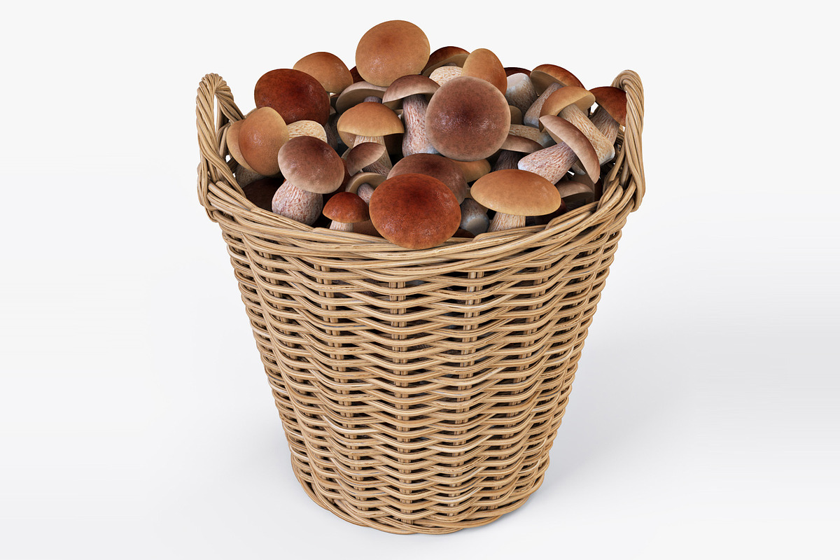 Basket Ikea Nipprig with Mushrooms in Food - product preview 8
