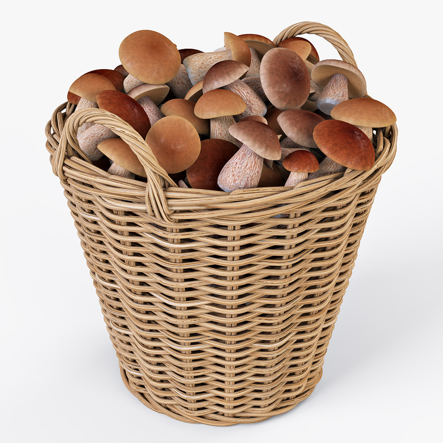 Basket Ikea Nipprig with Mushrooms in Food - product preview 1