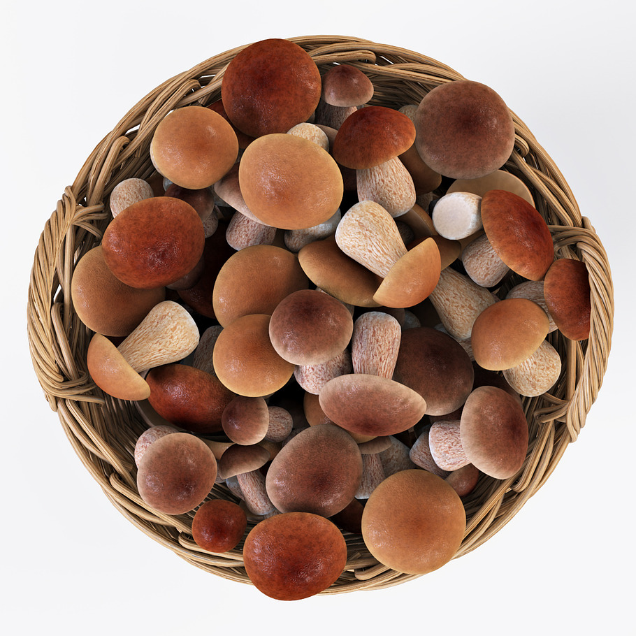 Basket Ikea Nipprig with Mushrooms in Food - product preview 5