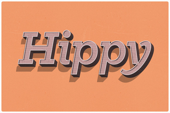 3D Retro Text Styles for Photoshop in Photoshop Layer Styles - product preview 3