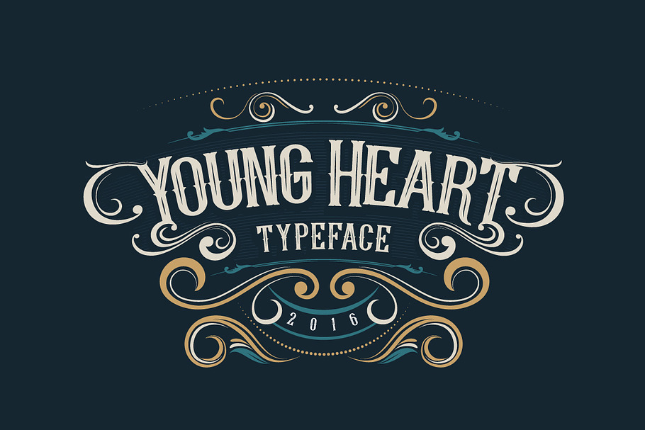 Young Heart Typeface in Serif Fonts - product preview 8