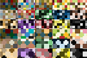 Random Color Square Patterns