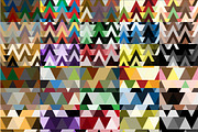 Random Color Triangle Patterns