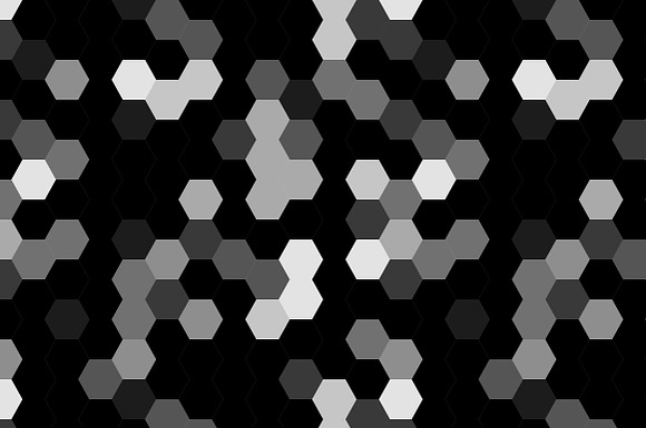Random Color Hexagon Patterns in Patterns - product preview 1