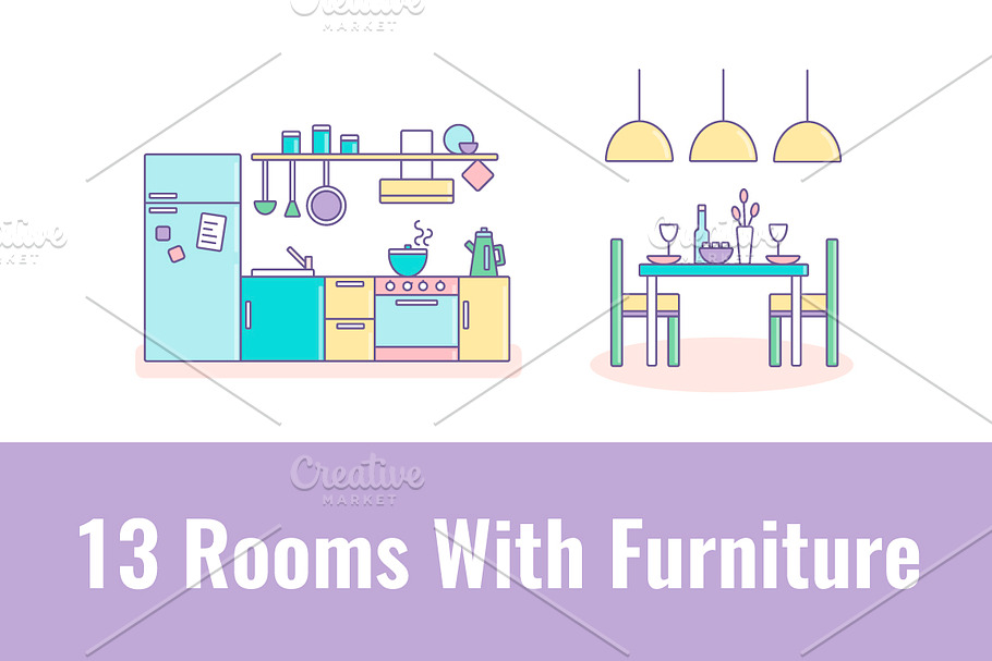 13 Rooms With Furniture