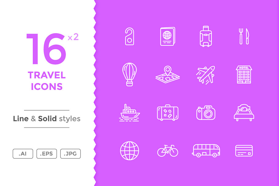 Travel Icons in Travel Icons - product preview 8