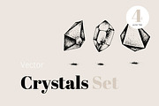 Vector Crystal Icon Set 