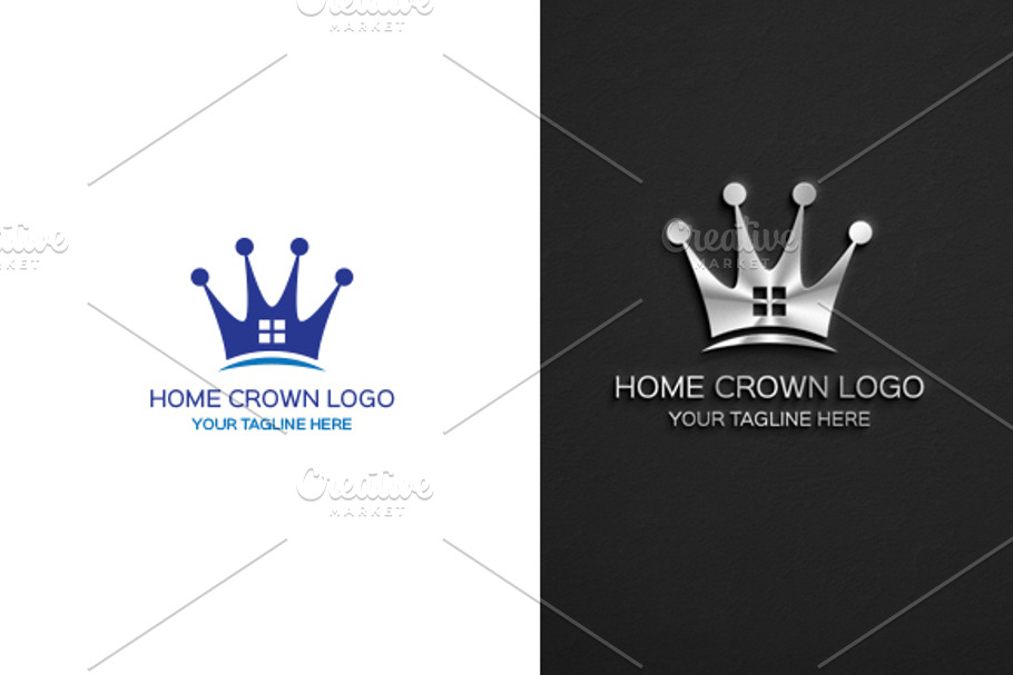 Crown Home logo Template in Logo Templates - product preview 8