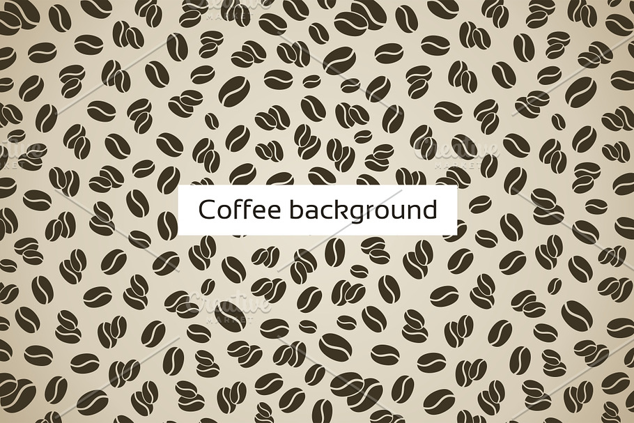 Coffee background in Illustrations - product preview 8