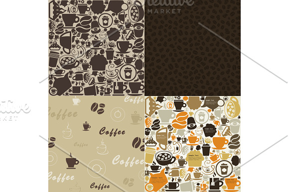 Coffee background in Illustrations - product preview 2