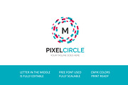 Pixel Circle V3 Logo