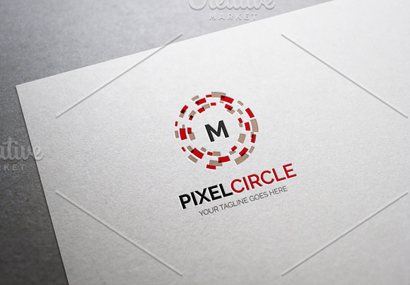 Pixel Circle V3 Logo in Logo Templates - product preview 2