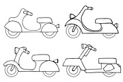 Vector set scooters