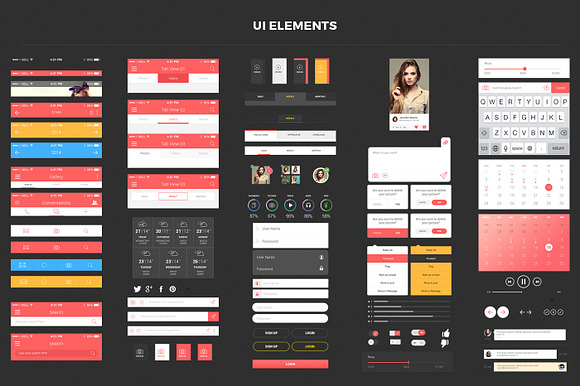 Zoom UI Kit (iPhone 5S, 6S & 6S +) in UI Kits and Libraries - product preview 3