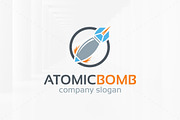 Atomic Bomb Logo Template