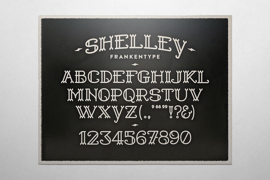 Shelley Frankentype in Display Fonts - product preview 8
