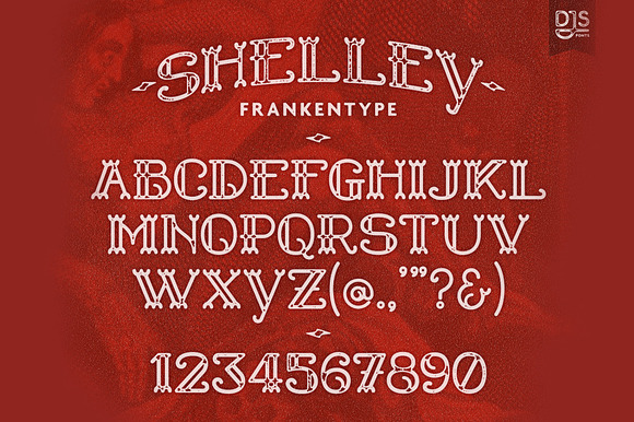 Shelley Frankentype in Display Fonts - product preview 1