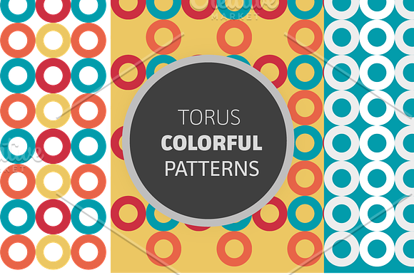 Torus Colorful Patterns in Patterns - product preview 2