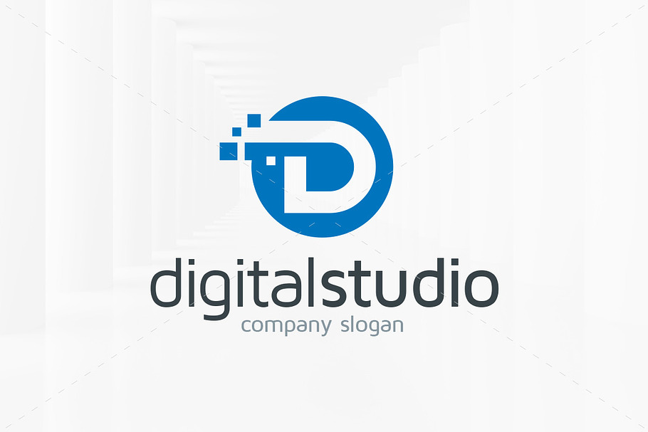 Digital Studio - Letter D Logo in Logo Templates - product preview 8