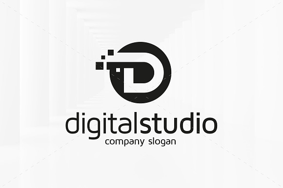 Digital Studio - Letter D Logo in Logo Templates - product preview 1