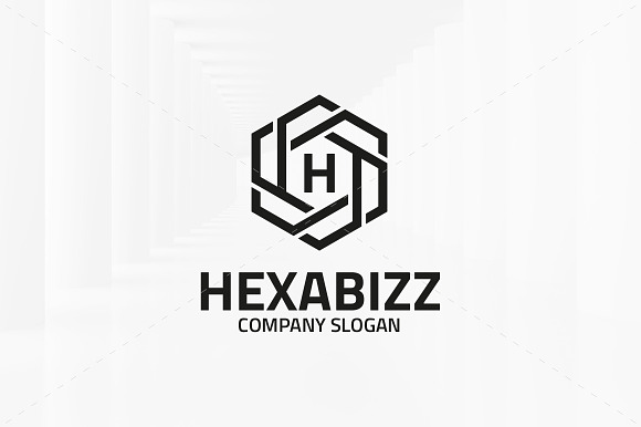 Hexa Bizz - Letter Logo in Logo Templates - product preview 2