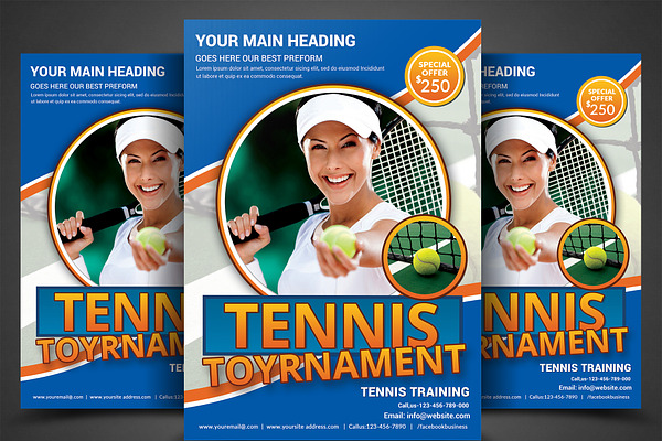Tennis Flyer Template 