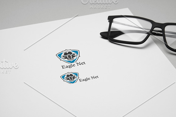 Eagle Net Logo Template in Logo Templates - product preview 1